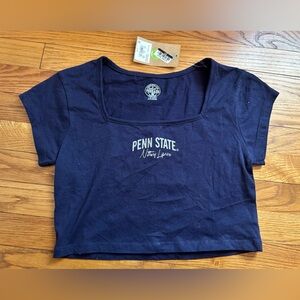 Rivalry Threads Penn State Navy Crop Top